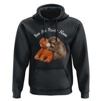 Viral Punch Monkey Hoodie Cute Baby Monkey With Plush Toy Animal Lovers