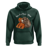 Viral Punch Monkey Hoodie Cute Baby Monkey With Plush Toy Animal Lovers