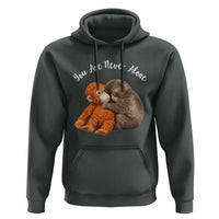 Viral Punch Monkey Hoodie Cute Baby Monkey With Plush Toy Animal Lovers