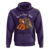 Viral Punch Monkey Hoodie Cute Baby Monkey With Plush Toy Animal Lovers