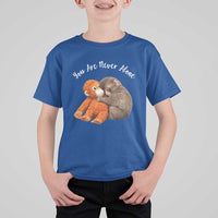 Viral Punch Monkey T Shirt For Kid Cute Baby Monkey With Plush Toy Animal Lovers