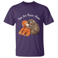 Viral Punch Monkey T Shirt Cute Baby Monkey With Plush Toy Animal Lovers
