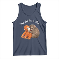 Viral Punch Monkey Tank Top Cute Baby Monkey With Plush Toy Animal Lovers