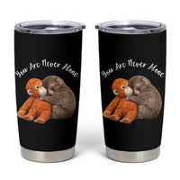 Viral Punch Monkey Tumbler Cup Cute Baby Monkey With Plush Toy Animal Lovers