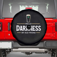 Hello Darkness My Old Friend Irish Beer Spare Tire Cover Funny Drinking St Patricks Day Party Shamrock