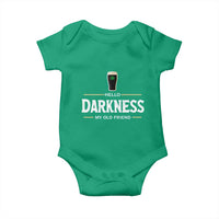 Hello Darkness My Old Friend Irish Beer Baby Onesie Funny Drinking St Patricks Day Party Shamrock