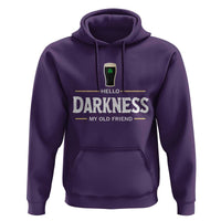 Hello Darkness My Old Friend Irish Beer Hoodie Funny Drinking St Patricks Day Party Shamrock