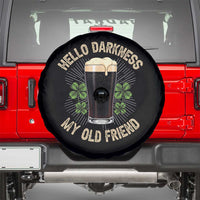 Irish Shamrock Beer Day Spare Tire Cover Hello Darkness My Old Friend