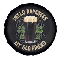 Irish Shamrock Beer Day Spare Tire Cover Hello Darkness My Old Friend