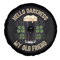 Irish Shamrock Beer Day Spare Tire Cover Hello Darkness My Old Friend