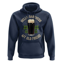 Irish Shamrock Beer Day Hoodie Hello Darkness My Old Friend
