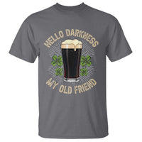 Irish Shamrock Beer Day T Shirt Hello Darkness My Old Friend