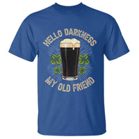 Irish Shamrock Beer Day T Shirt Hello Darkness My Old Friend