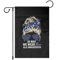 ALS Awareness We Wear Blue In May Garden Flag
