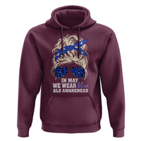 ALS Awareness We Wear Blue In May Hoodie