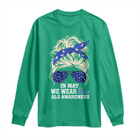 ALS Awareness We Wear Blue In May Long Sleeve Shirt