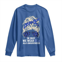 ALS Awareness We Wear Blue In May Long Sleeve Shirt