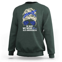 ALS Awareness We Wear Blue In May Sweatshirt