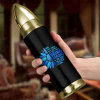 ALS Awareness Bullet Tumbler Blue Ribbon Stronger Survivor