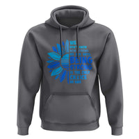 ALS Awareness Hoodie Blue Ribbon Stronger Survivor