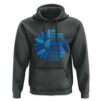 ALS Awareness Hoodie Blue Ribbon Stronger Survivor