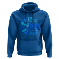 ALS Awareness Hoodie Blue Ribbon Stronger Survivor