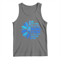 ALS Awareness Tank Top Blue Ribbon Stronger Survivor