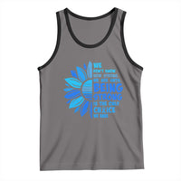 ALS Awareness Tank Top Blue Ribbon Stronger Survivor