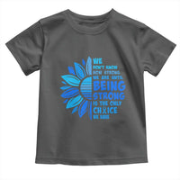 ALS Awareness Toddler T Shirt Blue Ribbon Stronger Survivor