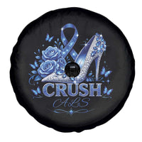 ALS Awareness Spare Tire Cover Blue Ribbon Women Crush ALS
