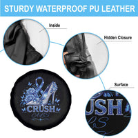 ALS Awareness Spare Tire Cover Blue Ribbon Women Crush ALS