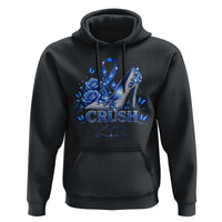 ALS Awareness Hoodie Blue Ribbon Women Crush ALS