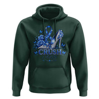ALS Awareness Hoodie Blue Ribbon Women Crush ALS