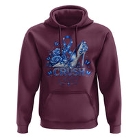 ALS Awareness Hoodie Blue Ribbon Women Crush ALS