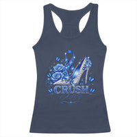 ALS Awareness Racerback Tank Top Blue Ribbon Women Crush ALS