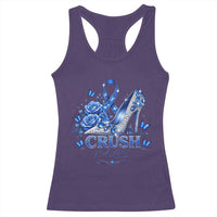 ALS Awareness Racerback Tank Top Blue Ribbon Women Crush ALS