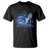 ALS Awareness T Shirt Blue Ribbon Women Crush ALS