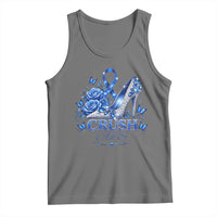 ALS Awareness Tank Top Blue Ribbon Women Crush ALS