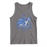 ALS Awareness Tank Top Blue Ribbon Women Crush ALS