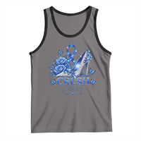 ALS Awareness Tank Top Blue Ribbon Women Crush ALS