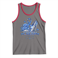 ALS Awareness Tank Top Blue Ribbon Women Crush ALS