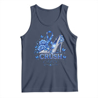 ALS Awareness Tank Top Blue Ribbon Women Crush ALS