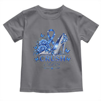 ALS Awareness Toddler T Shirt Blue Ribbon Women Crush ALS