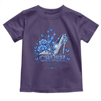 ALS Awareness Toddler T Shirt Blue Ribbon Women Crush ALS