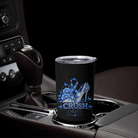 ALS Awareness Tumbler Cup Blue Ribbon Women Crush ALS