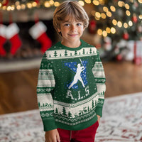 ALS Awareness Ugly Christmas Sweater Baseball Strike Out ALS Support