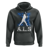 ALS Awareness Hoodie Baseball Strike Out ALS Support