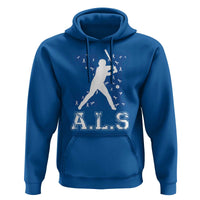 ALS Awareness Hoodie Baseball Strike Out ALS Support