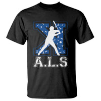 ALS Awareness T Shirt Baseball Strike Out ALS Support