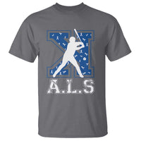ALS Awareness T Shirt Baseball Strike Out ALS Support
